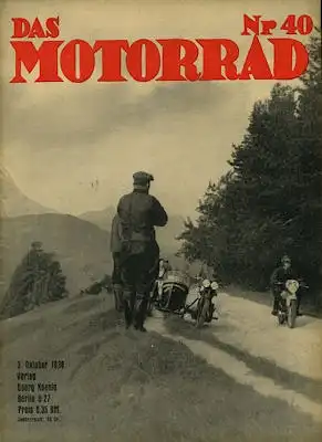 Das Motorrad 1936 Heft 40