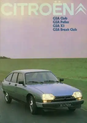 Citroen GSA Prospekt 9.1979
