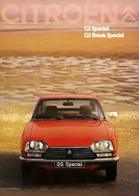 Citroen GS Special / Break Special Prospekt 9.1979