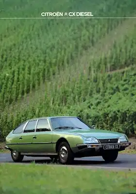 Citroen CX Diesel Prospekt 9.1978