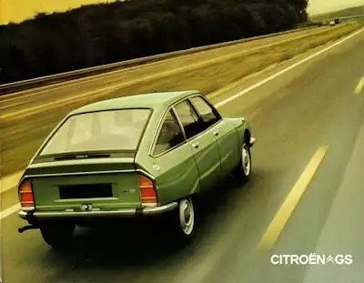 Citroen GS Prospekt 9.1972