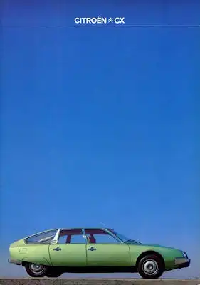 Citroen CX Prospekt 7.1977