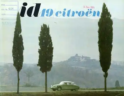 Citroen ID 19 Prospekt 11.1963