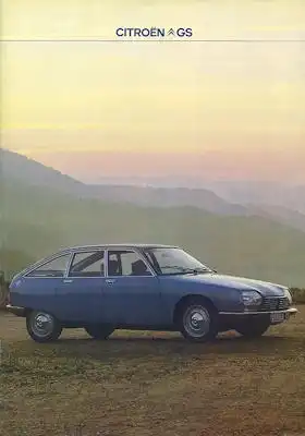 Citroen GS Prospekt 9.1978