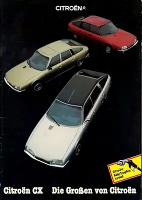 Citroen CX Prospekt 9.1981
