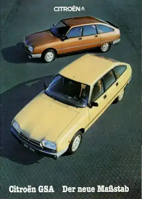 Citroen GSA Prospekt 11.1981