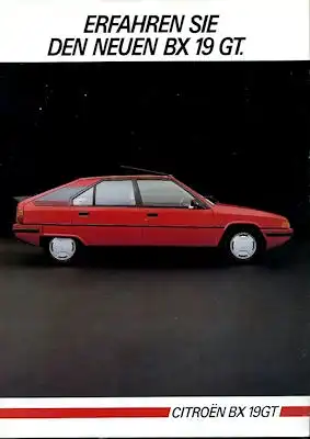 Citroen BX Prospekt 7.1984