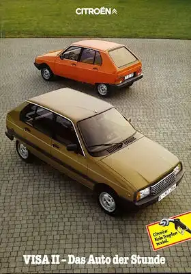 Citroen Visa II Prospekt 8.1981