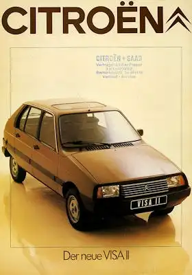 Citroen Visa II Prospekt 3.1981