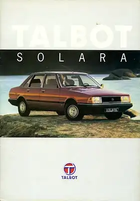 Talbot Solara Prospekt 1980