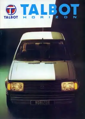 Talbot Horizon Prospekt 1982