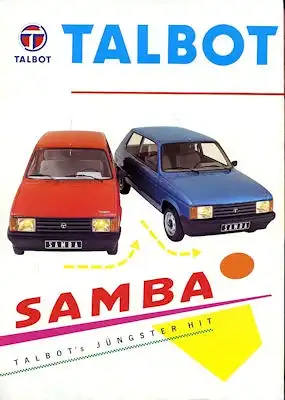 Talbot Samba Prospekt 1982