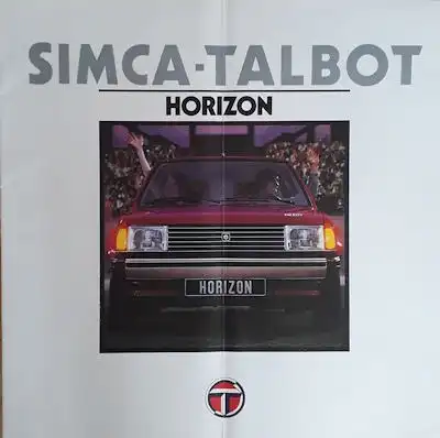 Talbot Horizon Prospekt 8.1979