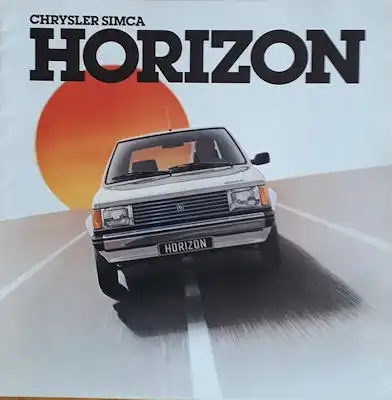 Simca Horizon Prospekt 1.1978