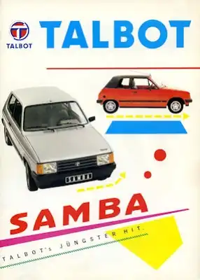 Talbot Samba Prospekt 1982
