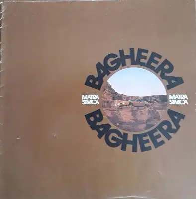 Simca Matra Bagheera Prospekt 7.1975