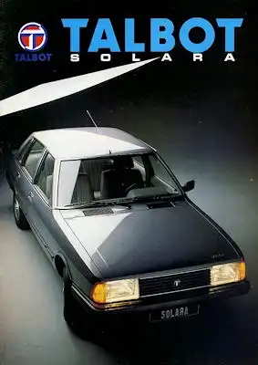 Talbot Solara Prospekt 1982