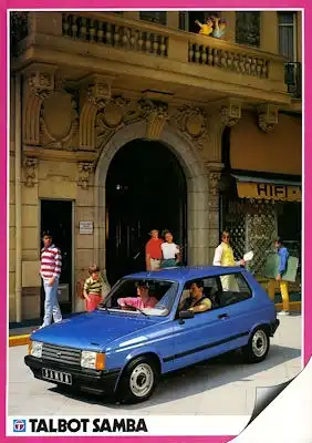 Talbot Samba Prospekt 1983