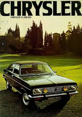 Chrysler 160 180 Prospekt 8.1975