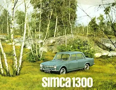 Simca 1300 Prospekt 1965