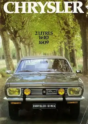 Chrysler 1610 1609 Prospekt 1977