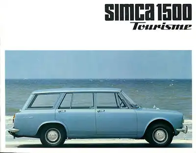 Simca 1500 Tourisme Prospekt ca. 1966