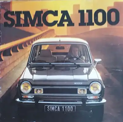 Simca 1100 Prospekt 8.1978