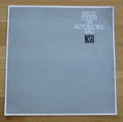 NSU Programm 1968