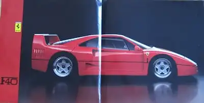 Ferrari F 40 Prospekt 1987/88