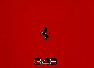 Ferrari 348 Prospekt 9.1989