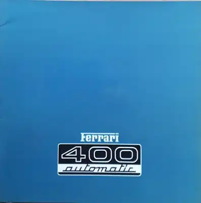 Ferrari 400 automatic Prospekt 1976