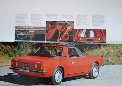 Lancia Beta Spider Prospekt ca. 1977 it