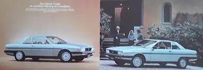 Lancia Gamma Coupé Prospekt 10.1977
