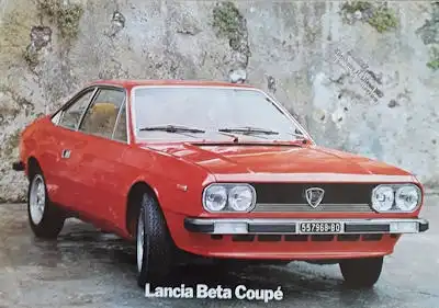 Lancia Beta Coupé Prospekt 2.1976