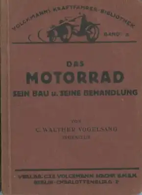 Volckmanns Kraftfahrer Biblothek Bd.03 Das Motorrad 1923