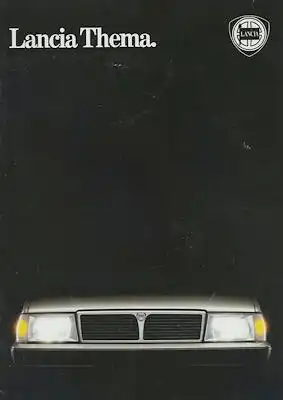 Lancia Thema Prospekt 8.1987