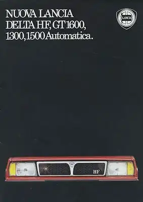 Lancia Delta Prospekt ca. 1983 it