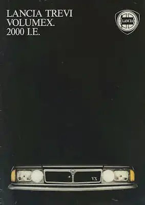 Lancia Trevi Volumex 2000 I.E. Prospekt 9.1983