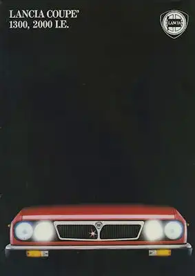 Lancia Beta Coupé Prospekt ca. 1982