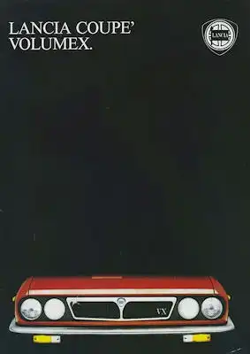 Lancia Coupé Volumex Prospekt 9.1983