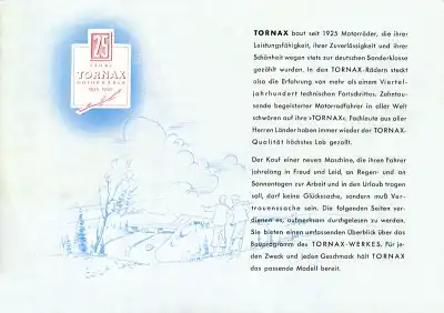 Tornax Programm 1953