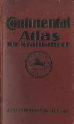 Continental Atlas Mitteleuropa 1924