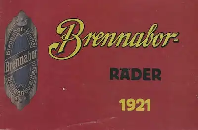 Brennabor Fahrrad Programm 1921 Kopie!