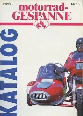 Motorrad-Gespanne Katalog 1990/91