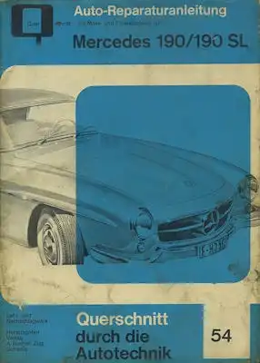 Mercedes-Benz 190 190 SL Reparaturanleitung ca. 1958