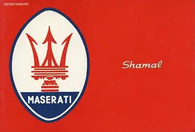 Maserati Shamal Prospekt 9.1992 f