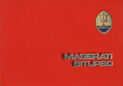 Maserati Biturbo Bedienungsanleitung 2.1984 f