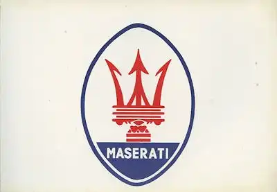 Maserati Firmen-Broschüre 1983