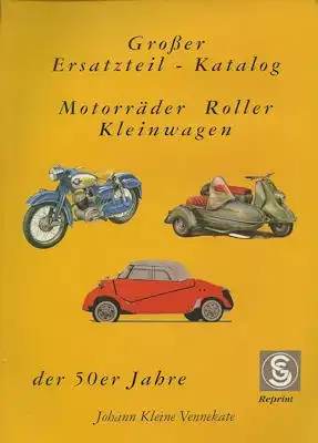 Gebrüder Sie Ersatzteilliste 1961 / 1996 Reprint