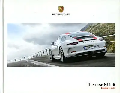 Porsche 911 R Prospekt 3.2016 e